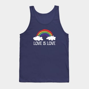 Love is Love rainbow Tank Top